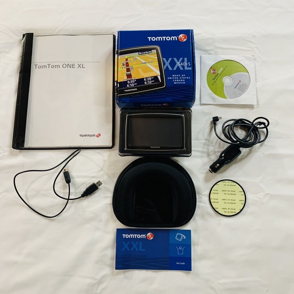 TomTom XXL 540S WTE Car GPS USA/Canada/Europe MAPS 5" LCD World Traveler Ed. 🗺️